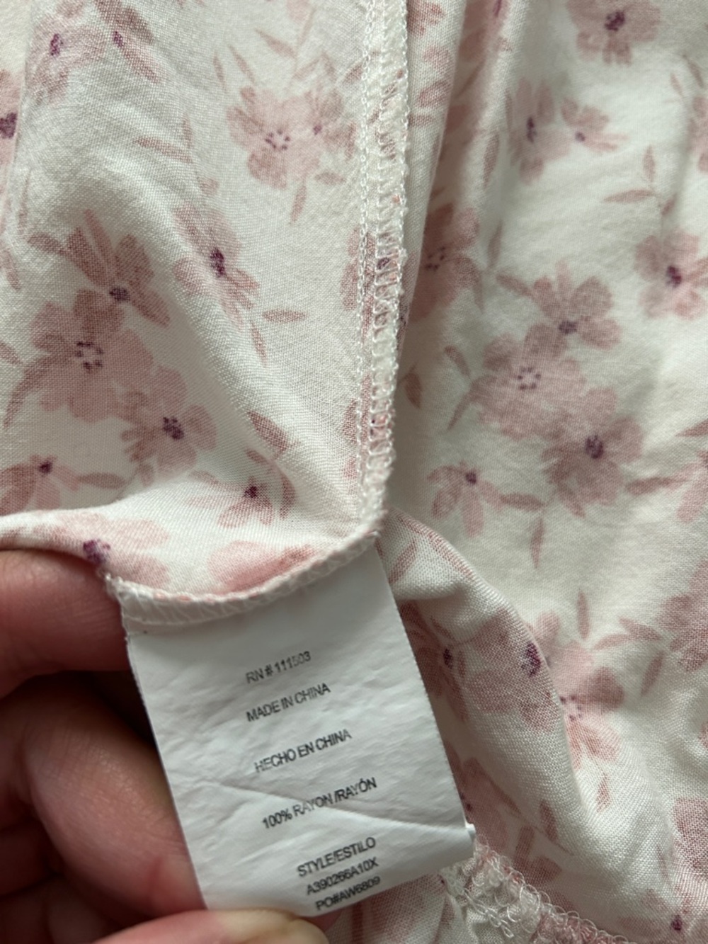 As U Wish Pink Floral Smocked Casual Dress - Picture 9 of 10